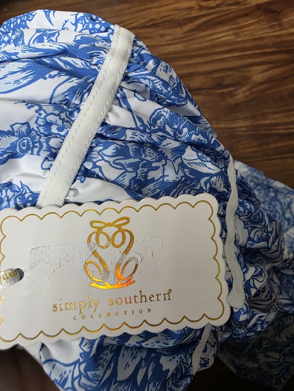 Simply Southern Blue Toile Print Sundress - Picture 4 of 7